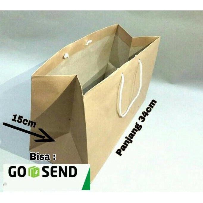 

Paper Bag Godie Bag Brownies Karton Coklat Polos