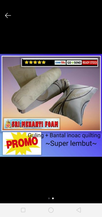 Bantal+guling 1(set) Bantal Kepala Guling Inoac /bantal Hotel/guling Panjang/bantal Soft/guling Hotl