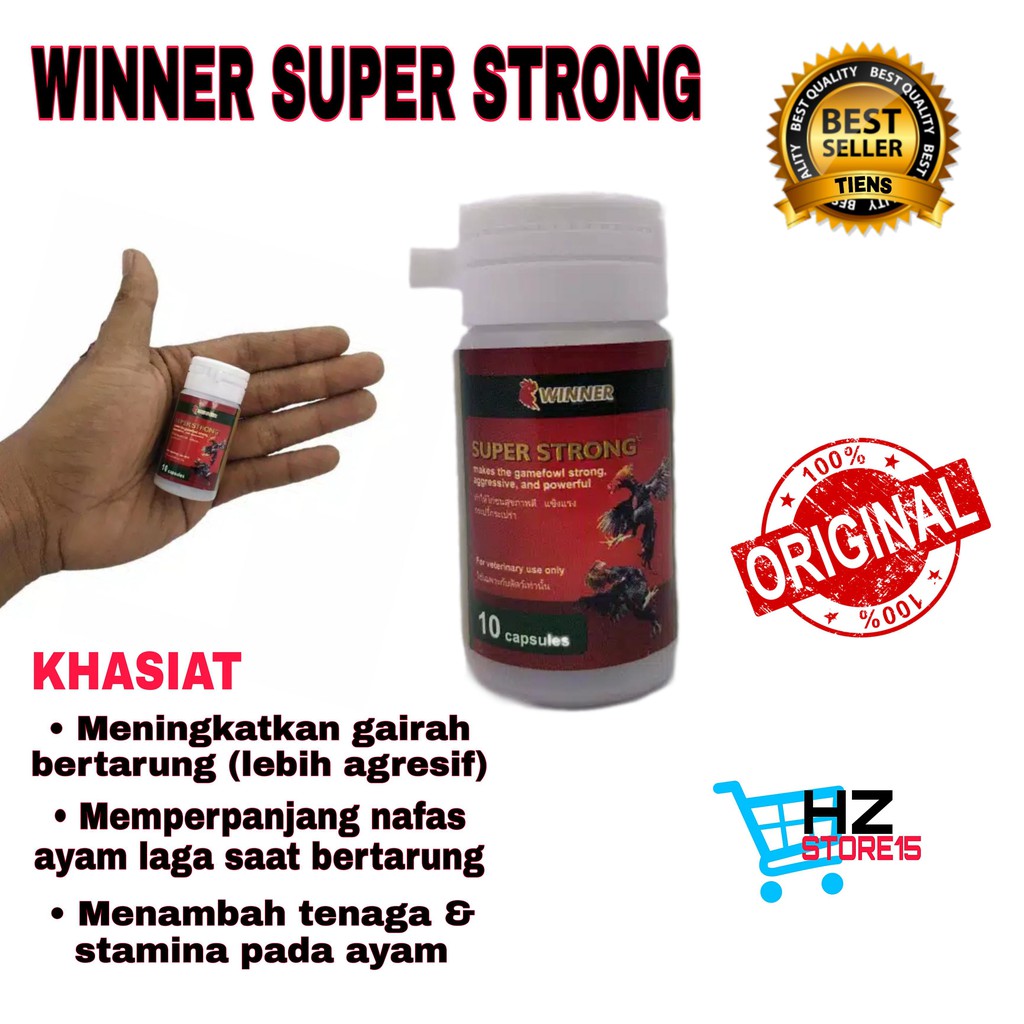 Jamu Ramuan Ayam Aduan BK Bangkok Kampung Super Strong Winner Manjur Berkhasiat 100% Original