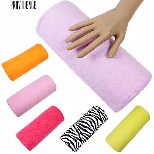 HAND PILLOW Pink Bantal Tangan Arm Rest Nail Art Cushion Pad Guling Kuku Aksesoris Peralatan