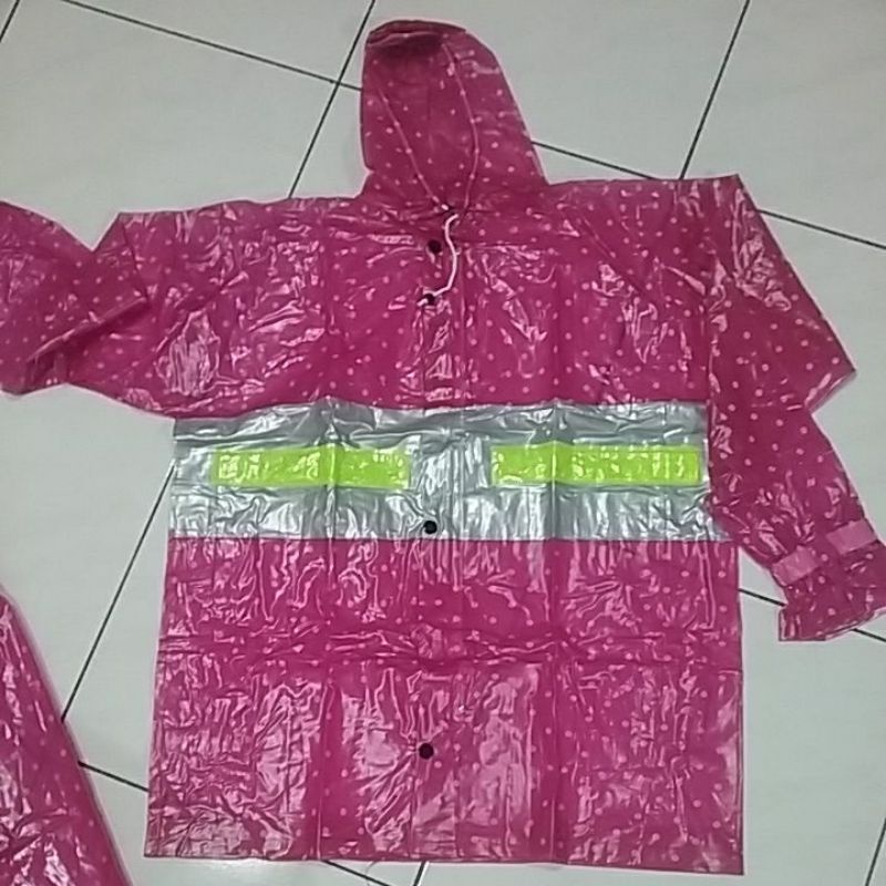 i/a DLP982 JAS HUJAN WANITA JAKET ROK ZAFIRA POLKADOT