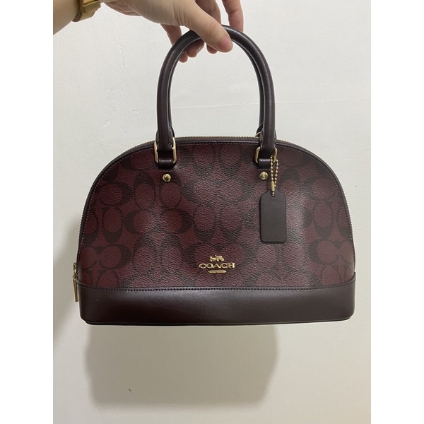[PRELOVED] Authentic Coach Bag Mini Sierra Signature Oxblood Original