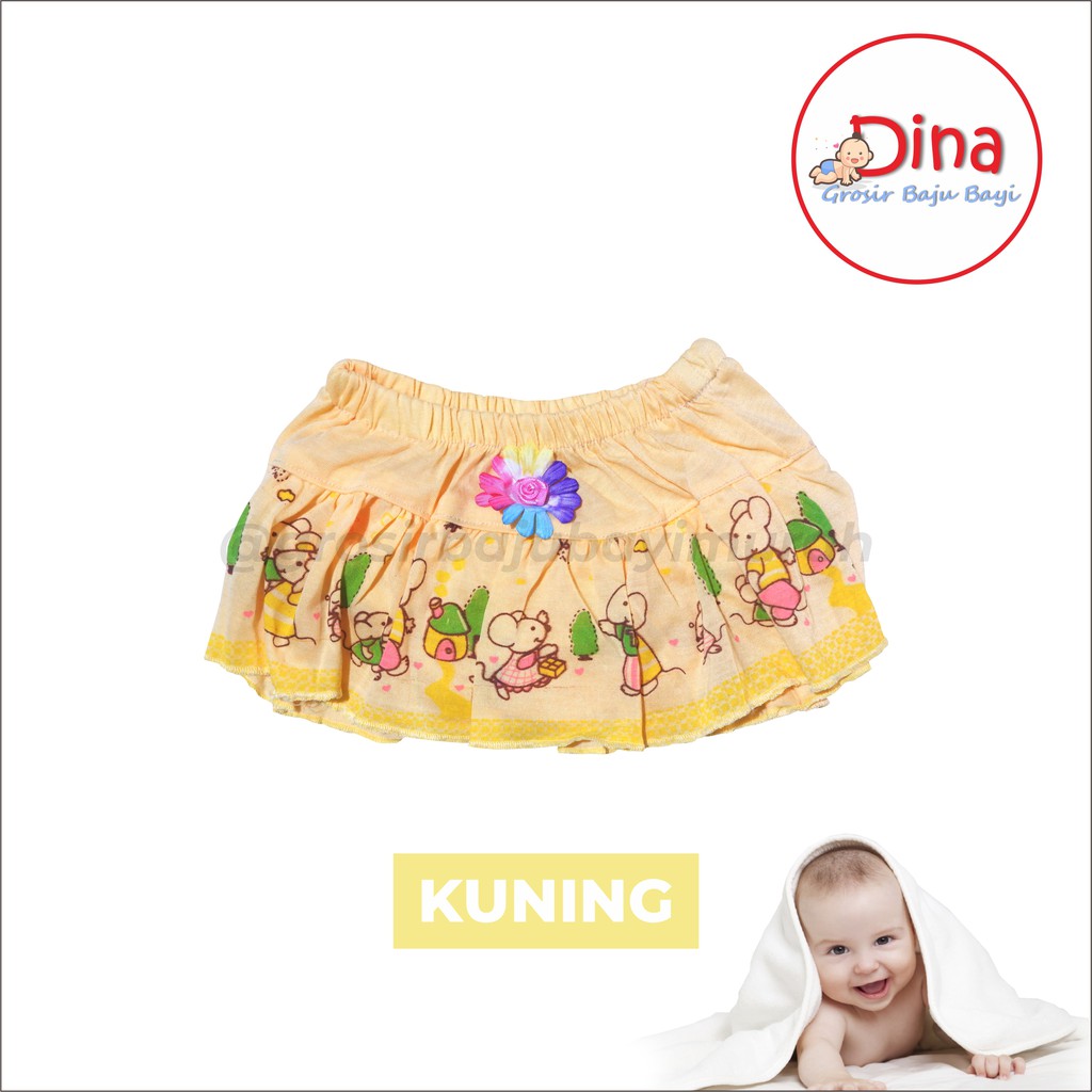 rok celana bayi warna BUNGA (3-9 bulan)