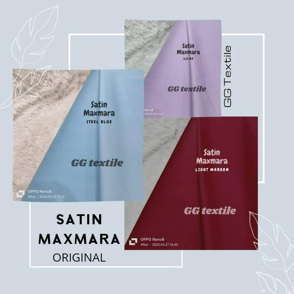 [2] Kain Satin Maxmara - 100% Pure Silk / Premium Class / Lebar 1.5 Meter