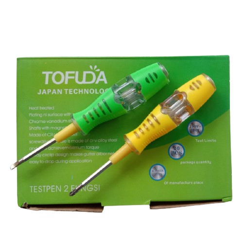 TESPEN LISTRIK OBENG TESPEN BOLAK BALIK TOFUDA T-1687 TASPEN 2 WAY