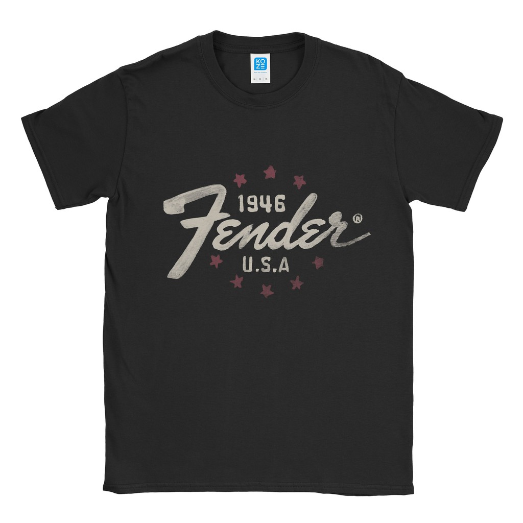 Baju Kaos Band Fender Usa