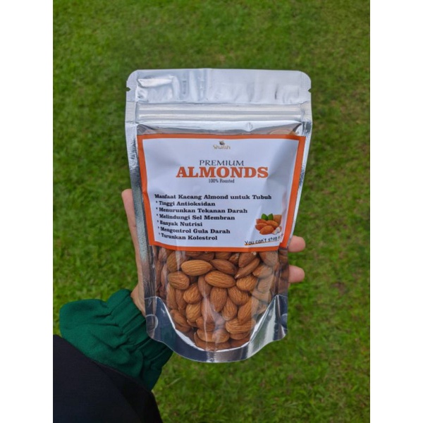 

Kacang Almond Almond Roasted 250 gr | Almond Payakumbuh Sumbar | FREE BUBBLE WRAP | Shalih Herbal