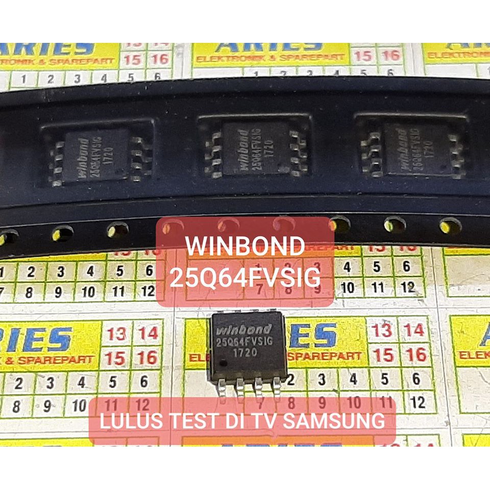 IC Memory 25Q64 FVSIG IC MEMORY TV LCD SAMSUNG SHARP DLL