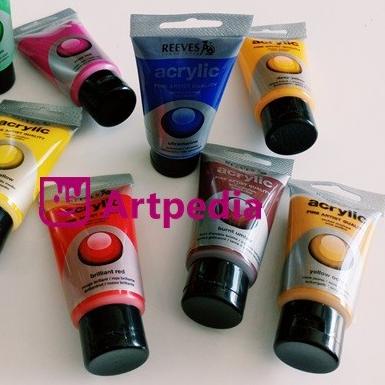 

☑ Reeves Acrylic Colour Fine Artist 75ml / Cat Acrylyc Reeves Tube - Medium Yellow ♗