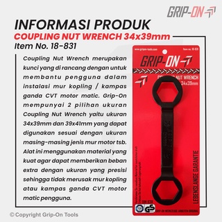 Jual Grip On Kunci Mur Kopling Cvt Kampas Ganda Matic X Mm Shopee Indonesia