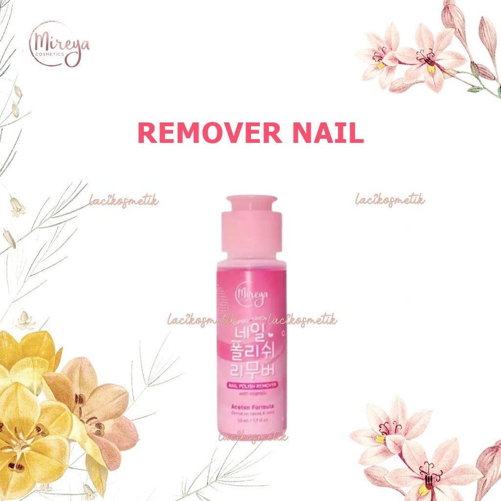 ✨LACIKOSME✨MIREYA EXPERT TOUCH NAIL POLISH -  REMOVER PENGHAPUS KUTEK MIREYA