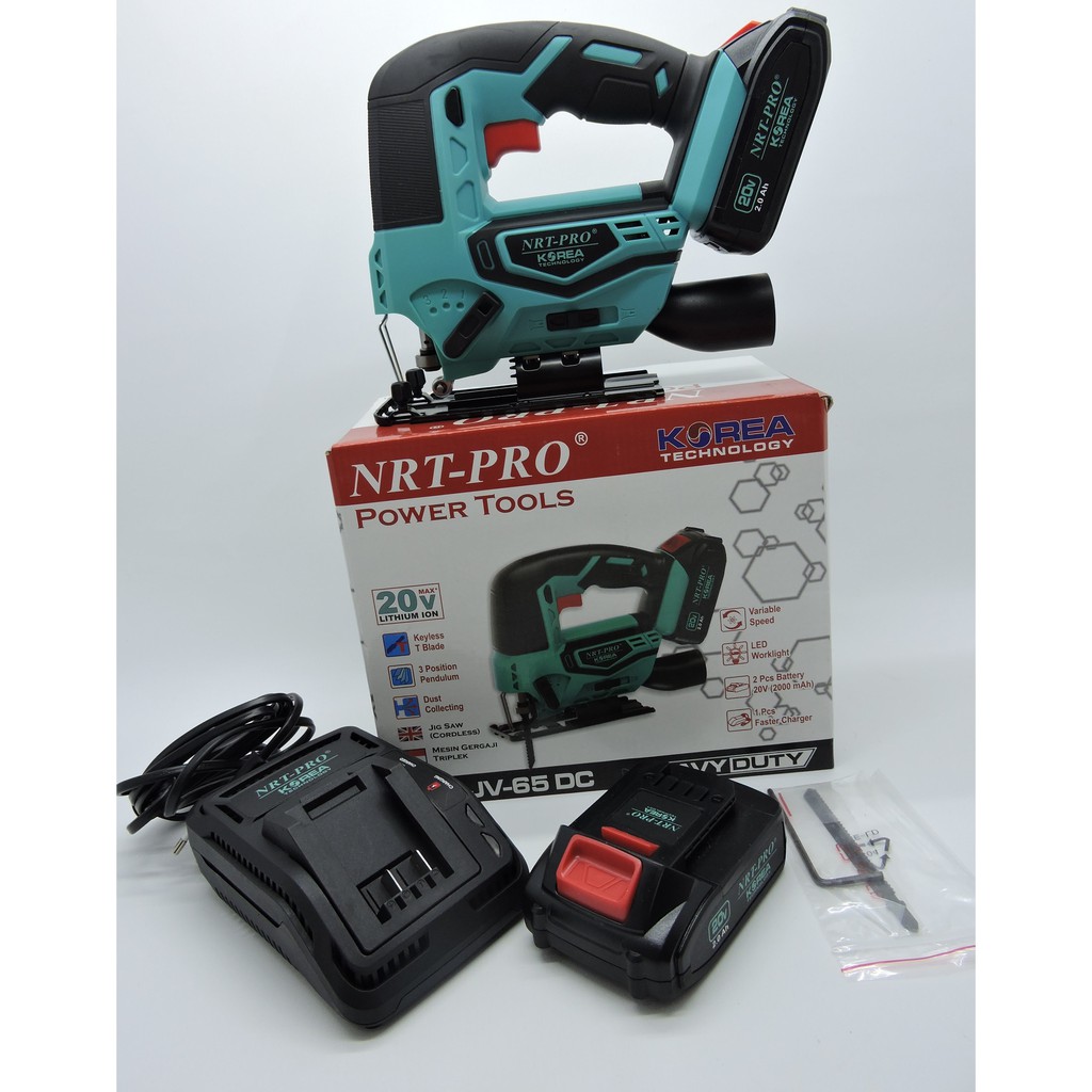 Mesin Jigsaw Cordless NRT- 20v