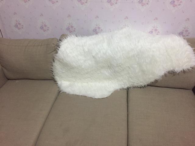 Karpet Bulu Korea Bentuk Ikan Rabbit Fur