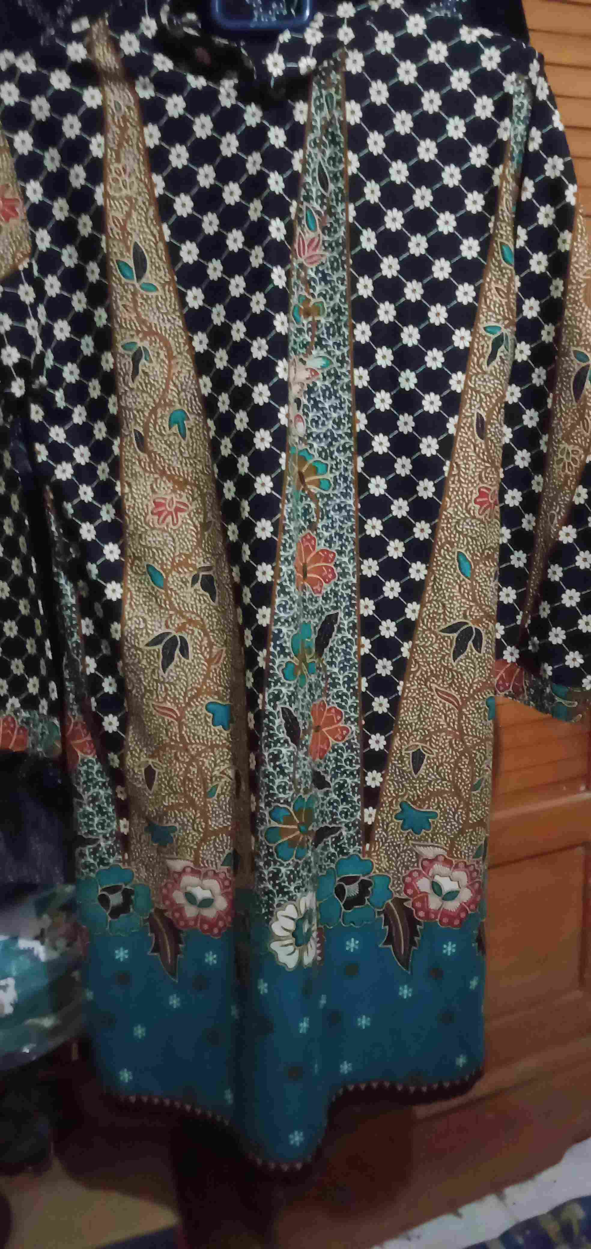 Tunik Batik Wanita Modern Terbaru Jumbo M L Xl Xxl Atasan Batik Wanita Seragam Murah Riskymabatik