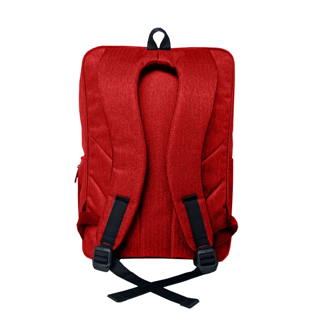 Backpack Carboni Make My Day Tas Ransel Original AA OOO3  RED  Tas  Style Casual pria wanita + FRE Raincofer