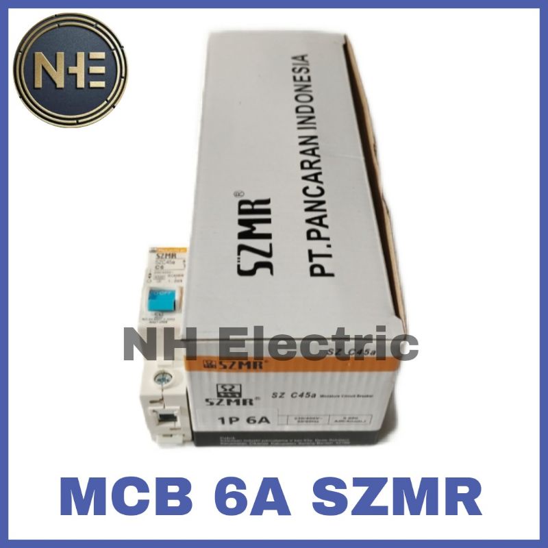 Mcb 6a Szmr - Mcb 6 Ampere Szmr - Mcb 6a 1phase Szmr SNI