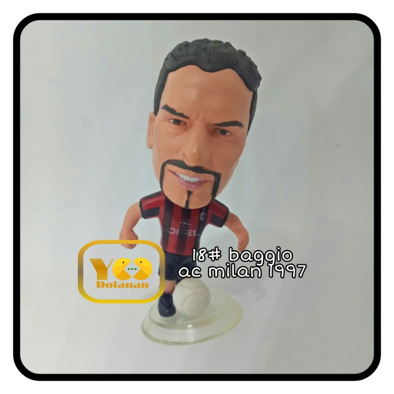 18# BAGGIO - MILAN 1997 KODOTO SOCCERWE FIGURE PEMAIN BOLA