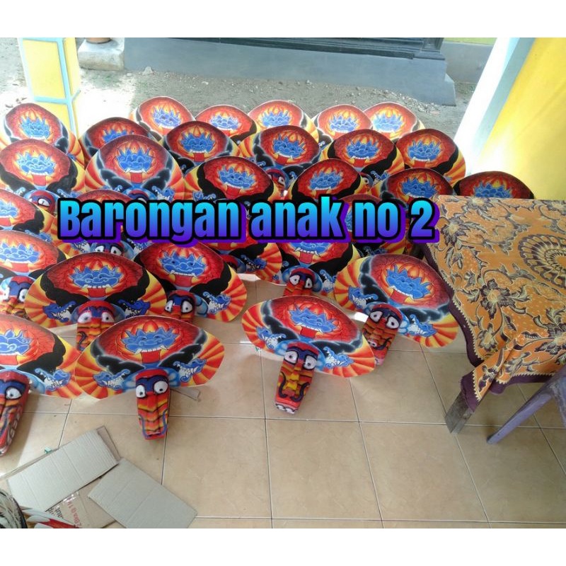 Barongan anak murah//Barongan kapsul UK kecil (bahan kayu)
