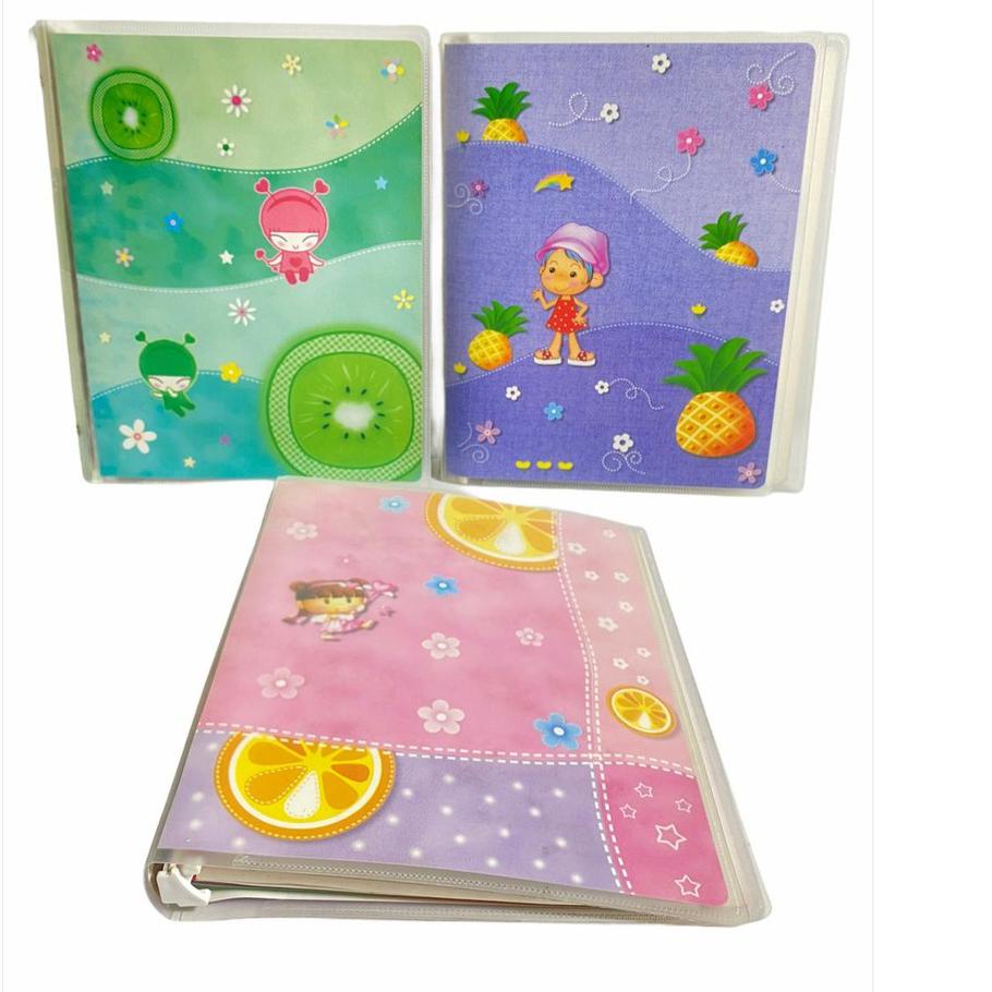 

10.10 BIG SALE FASION BINDER FILE RING PLASTIK MOTIF ANAK MENARIK MURAH STOK UK B5/ MAXY/BOXY/REFFIL