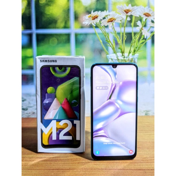 Samsung M21 Dual Ram 4/64gb Ex Resmi Indonesia Sein Baterai 6000mah