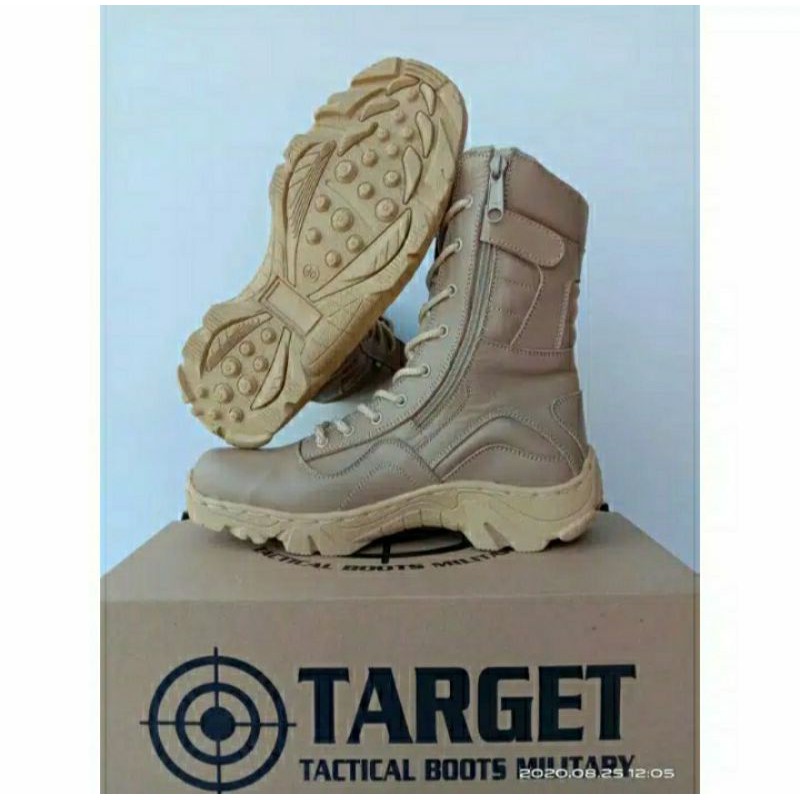 sepatu PDL TNI SECURITY POLPP rjr gurun kulit asli