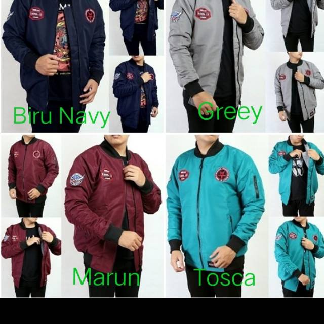 Jaket Bomber Original waterproof