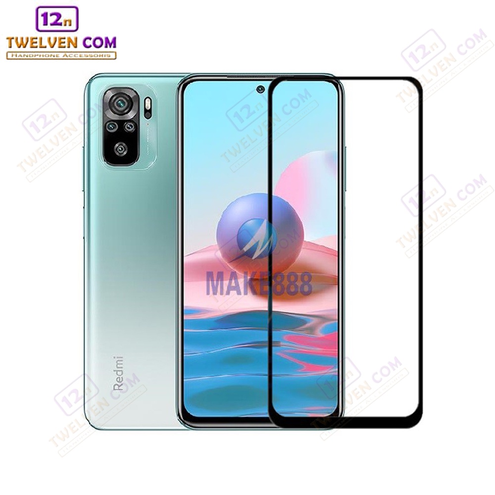 [FLASH SALE] zenBlade 5D Full Cover Tempered Glass Xiaomi Redmi Note 10 - Hitam