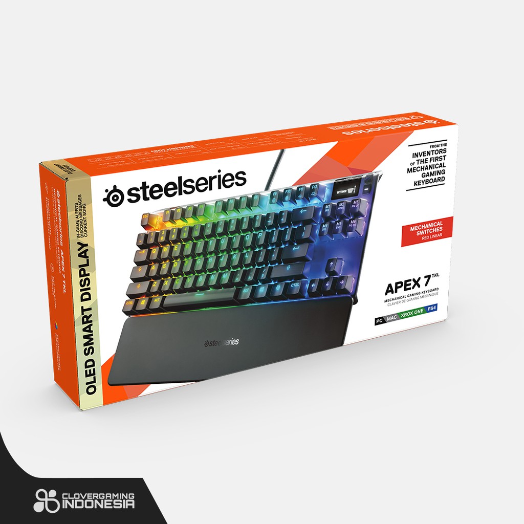 Steelseries Apex 7 TKL RGB - Mechanical Gaming Keyboard