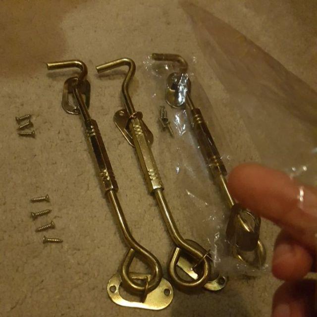 Hak Angin Segi 20 Cm Window Stay Pintu Cantolan Kait Jendela