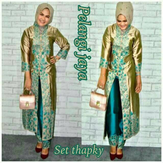 Setelan kebaya celana Ori Pelangi Jaya