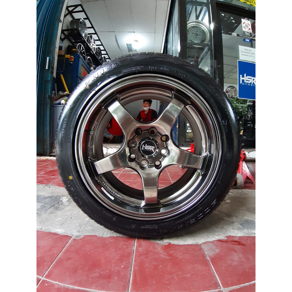 Paket Velg Agya Yaris Jazz Brio Calya Ring 15 HSR Tendon Plus Ban