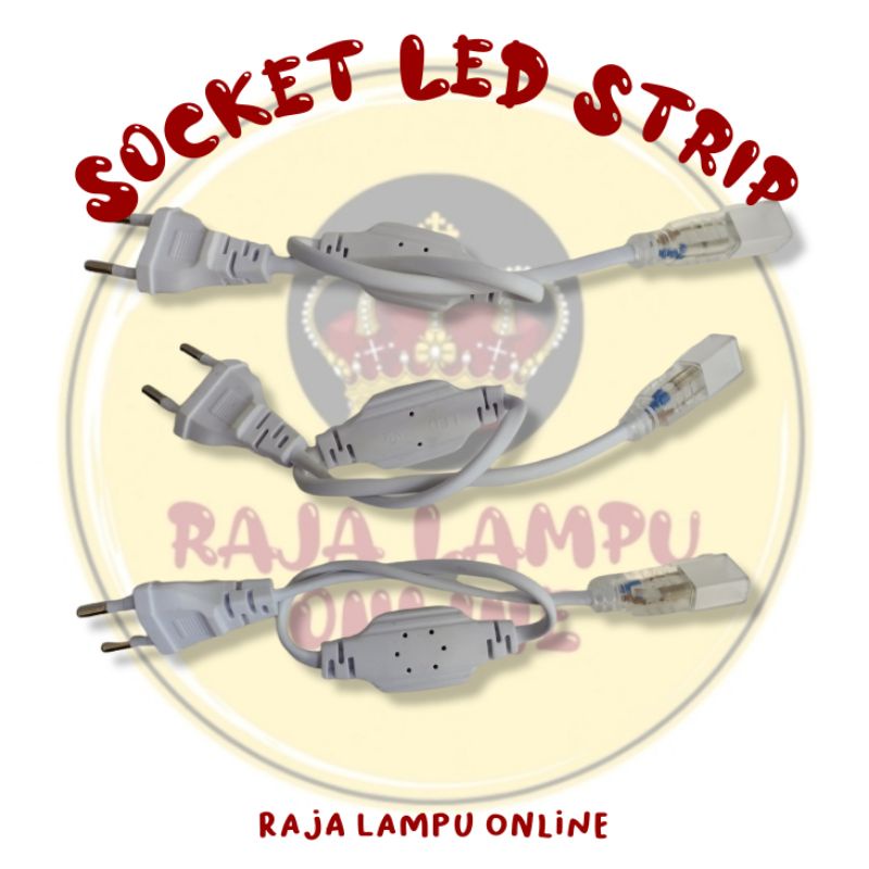SOCKET LED STRIP (LAMPU SELANG) SOCKET PIN / SOKET LAMPU STRIK