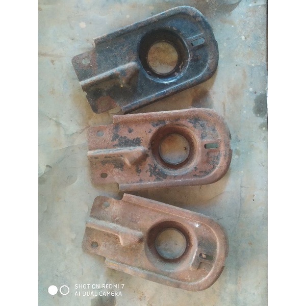 plat besi tabung oli samping Yamaha v80 / plat besi tabung oli samping Yamaha v75 / tutup oli sampin