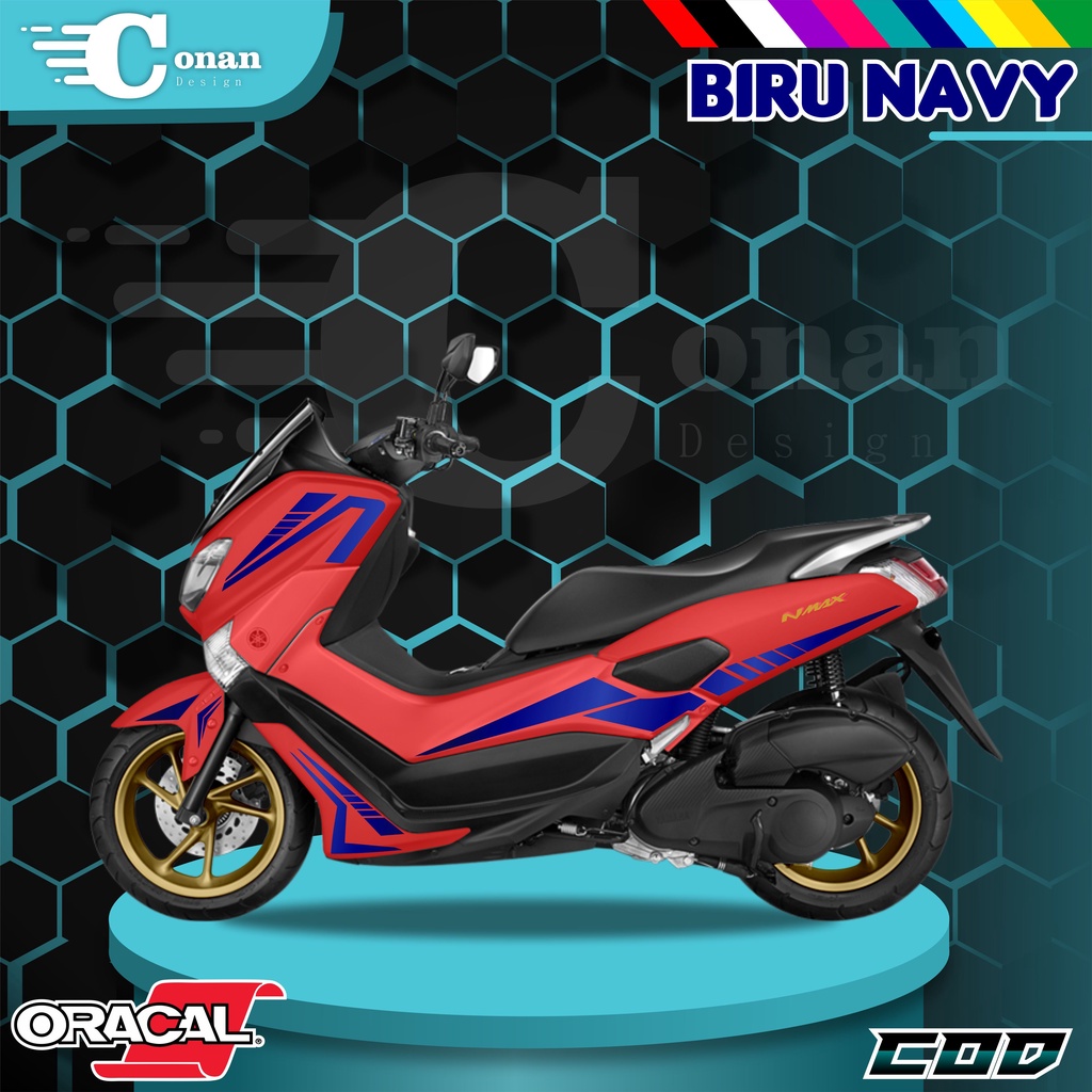 Aksesoris Motor Nmax Cutting Sticker Nmax Stiker Motor Nmax Striping Nmax 2019 All Nmax - NMxB20