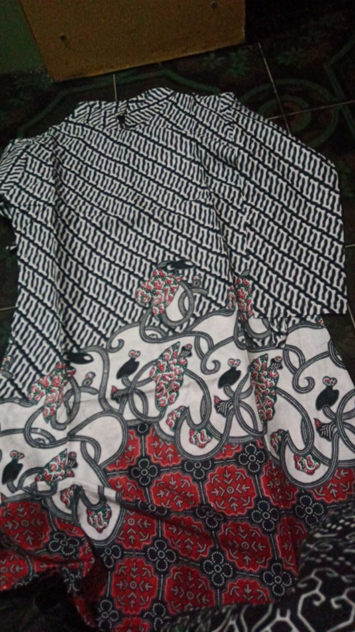Batik Dolby Dolbi Dobby Doby Tenun Sutra Tulis Katun Atbm Baron Atasan Batik Wanita Sogan Srg308