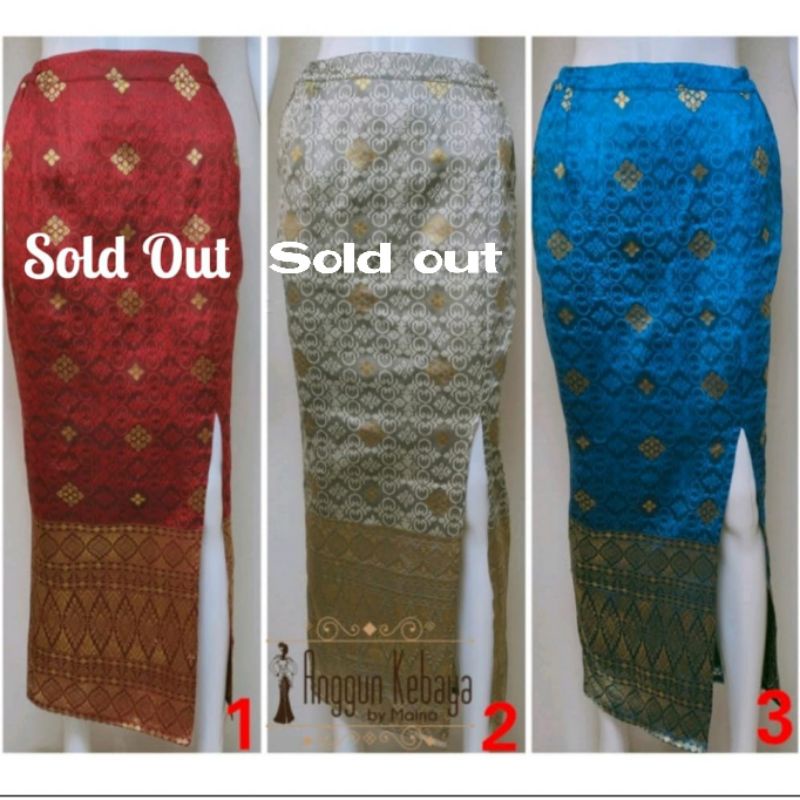 ANGGUN KEBAYA - Rok Songket Belah | Rok Kondangan | Rok Span Belah