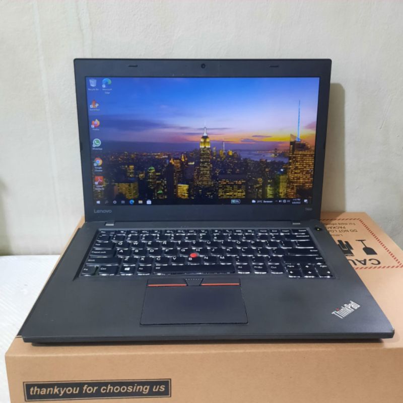 Laptop Lenovo Thinkpad T460s Cor i5-6300U Ram 8GB HDD 500GB Keyboard Backlight US Resolusi FHD 1920x1080 IPS