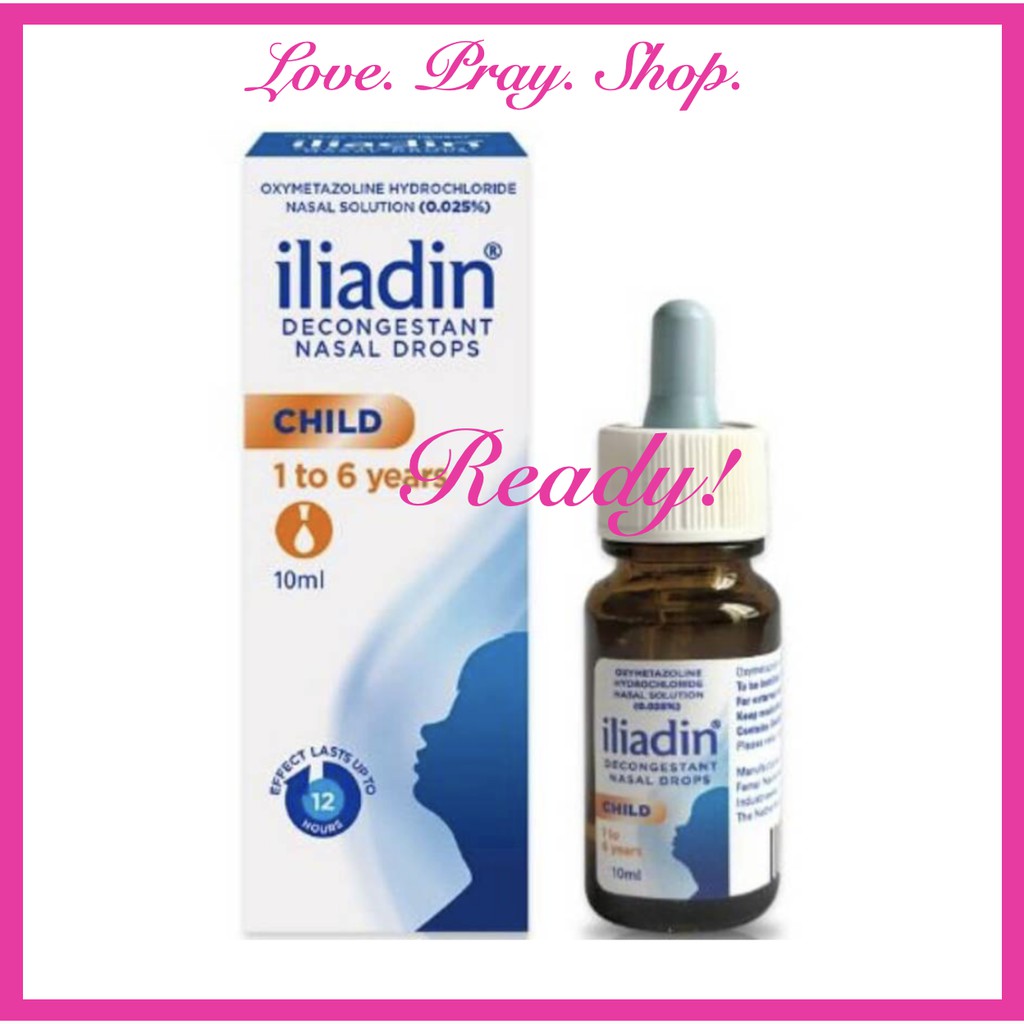 Jual Iliadin Decongestant Nasal Drops Child 1 to 6 Years Old 10ml