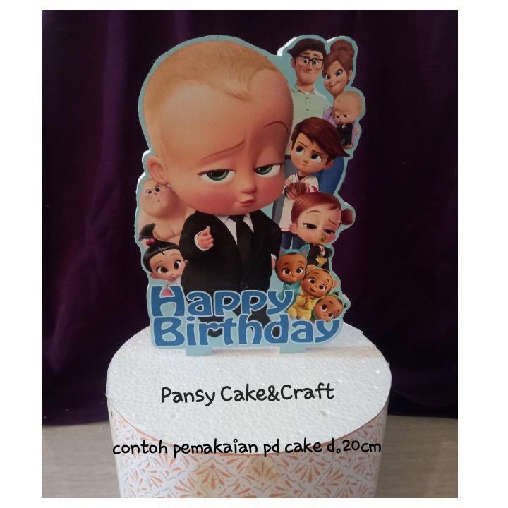 Cake topper Boss Baby mini Ekonomis