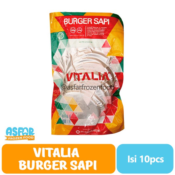 

Vitalia Burger Sapi isi 10pcs