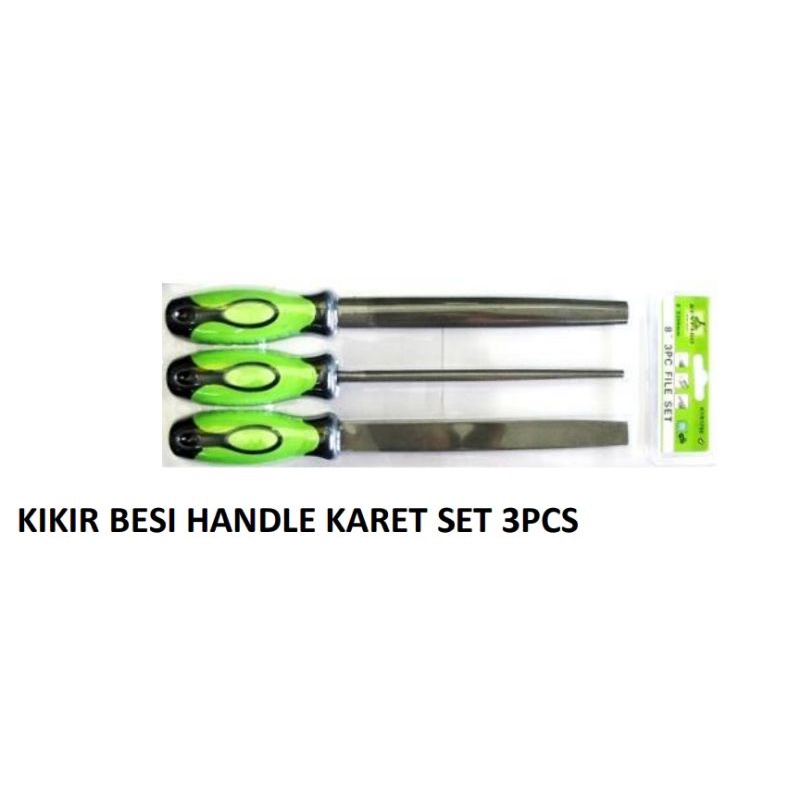 KIKIR BESI SET 3PCS 6&quot; &amp; 8&quot; H/KARET KENTARO JAPAN QUALITY