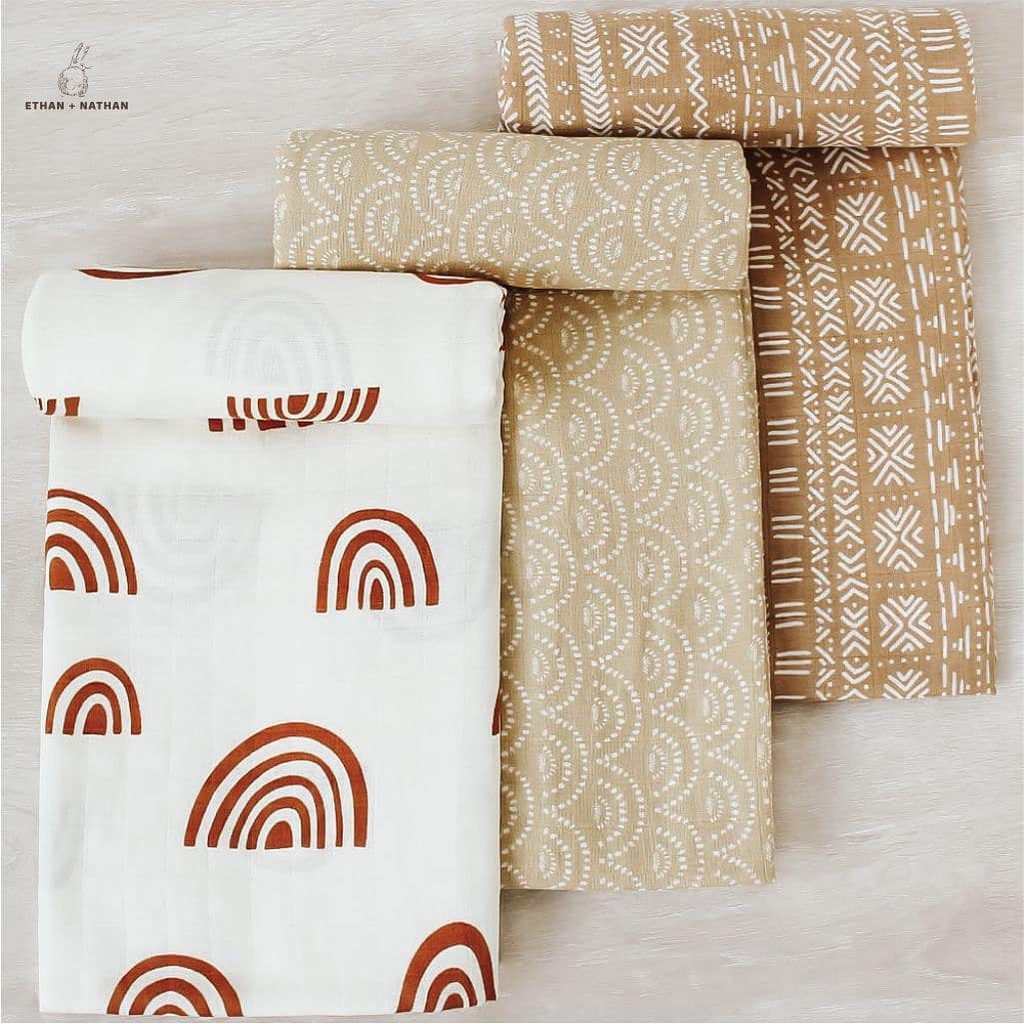 Ethan + Nathan - Muslin Swaddle / Bedong Selimut Bayi