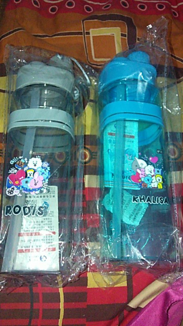 Miso Custom Botol Minum/bebas Custom Karakter Dan Nama/700ml/uv Printing Anti Gores