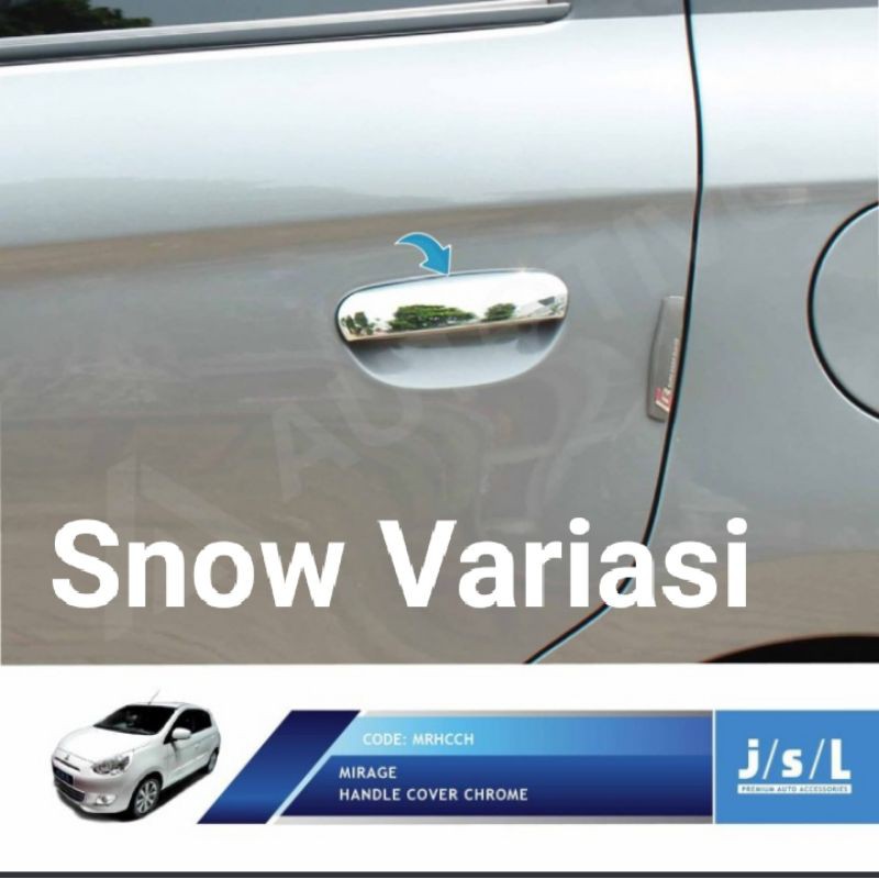 Cover Handle Pintu Mitsubishi Mirage Chrome