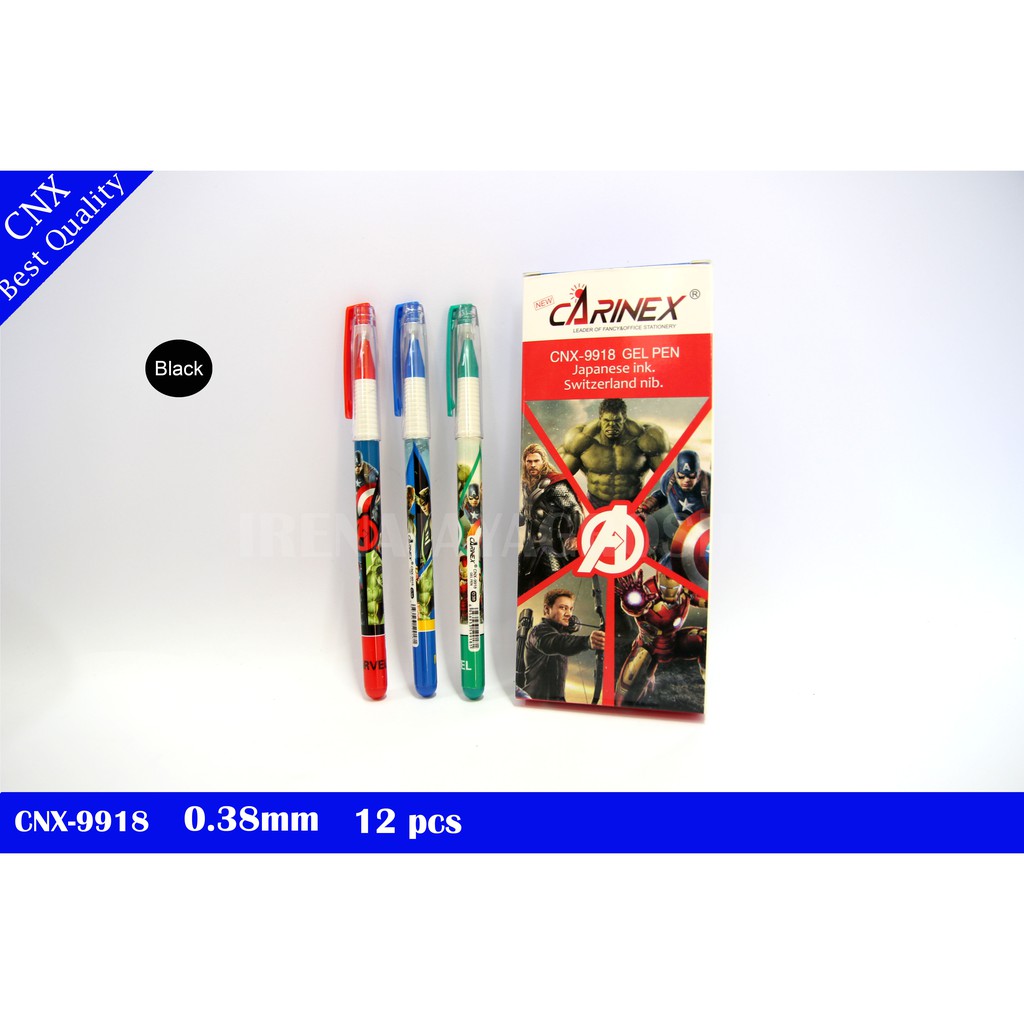 

Pulpen Karakter Avangers Isi 12Pcs Hitam CNX 9918 | Pulpen | Ballpoint Karakter ISI 12 PCS