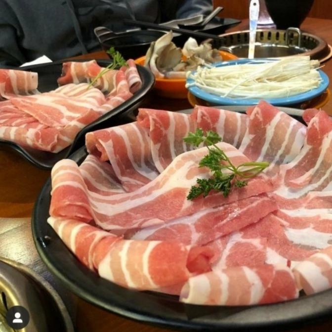 

windytriastuti13 Pork belly slice samgyeopsal samcan BBQ sam chan babi slice 500gr TERLARIS TERPERCAYA ORIGINAL