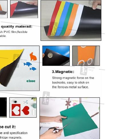 

A3 Magnetic Sheet Kertas Stiker Magnet ukuran A3 - Kuning