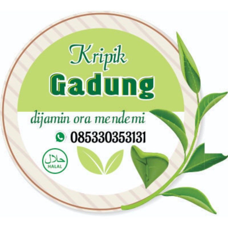 

stiker produk ukuran 6cm x 5cm