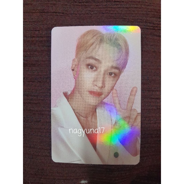 (BOOKED) Photocard Bangchan Stray Kids Bene Nacific Holo Event 3