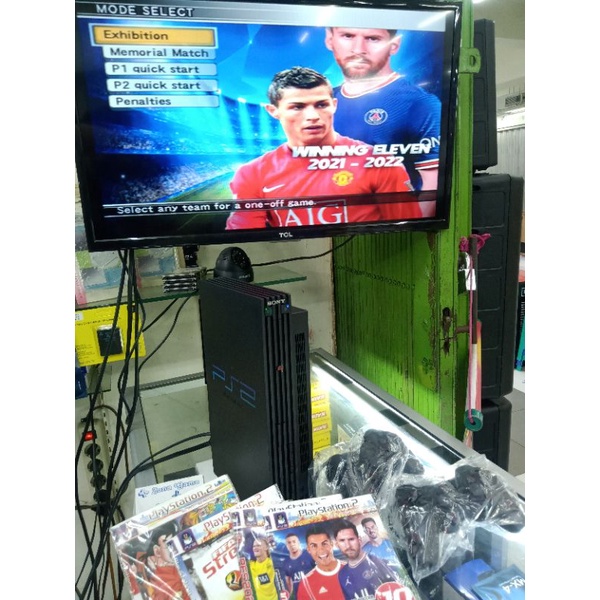 ( Bisa COD ) / Bayar ditempat Playstation 2 optik / PS 2 FAT baca kaset sudah Matrix 5.0